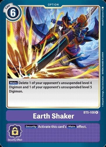 BATTLE OF OMNI BT5-108 Earth Shaker