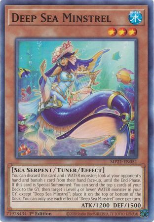 Tin Of Ancient Battles MP21-EN051 Deep Sea Minstrel