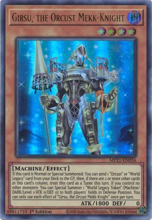 Tin Of Ancient Battles MP21-EN056 Girsu, the Orcust Mekk-Knight