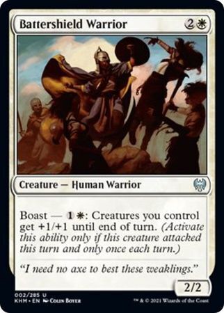 MTG Kaldheim 002/285 Battershield Warrior