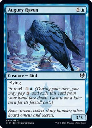 MTG Kaldheim 044/285 Augury Raven