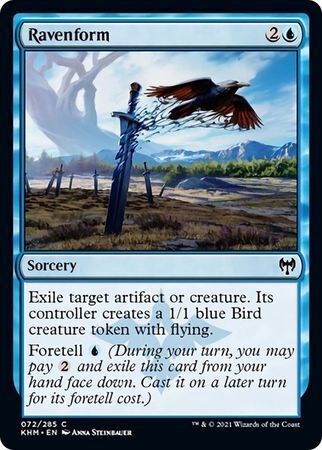 MTG Kaldheim 072/285 Ravenform