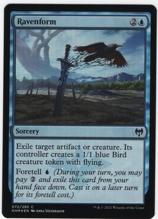 MTG Kaldheim 072/285 Ravenform Foil