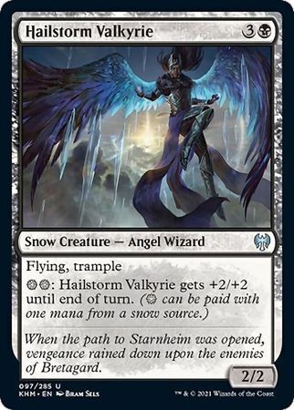 MTG Kaldheim 097/285 Hailstorm Valkyrie