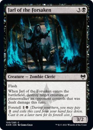 MTG Kaldheim 100/285 Jarl of the Forsaken