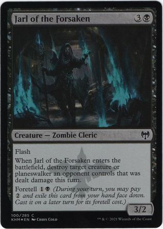 MTG Kaldheim 100/285 Jarl of the Forsaken Foil