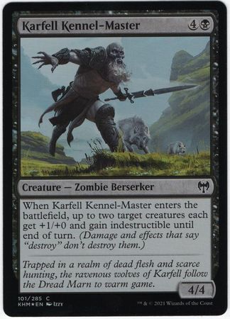 MTG Kaldheim 101/285 Karfell Kennel-Master Foil