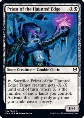 MTG Kaldheim 104/285 Priest of the Haunted Edge