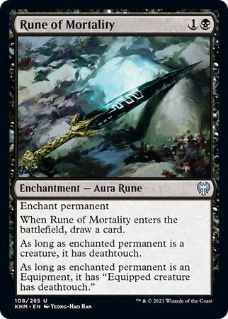 MTG Kaldheim 108/285 Rune of Mortality