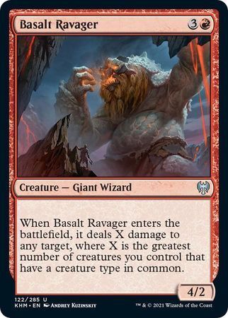 MTG Kaldheim 122/285 Basalt Ravager