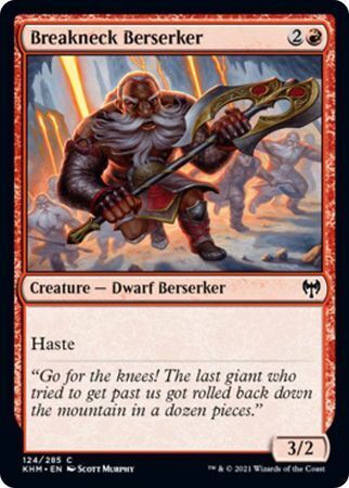 MTG Kaldheim 124/285 Breakneck Berserker