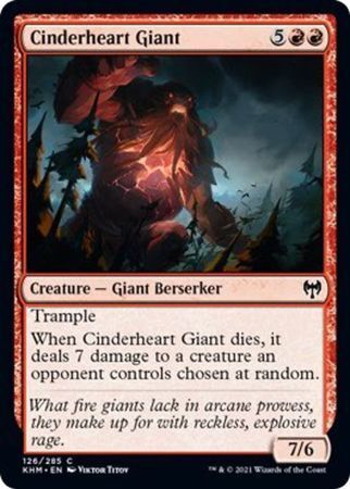 MTG Kaldheim 126/285 Cinderheart Giant