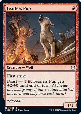 MTG Kaldheim 136/285 Fearless Pup