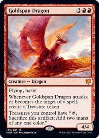 MTG Kaldheim 139/285 Goldspan Dragon