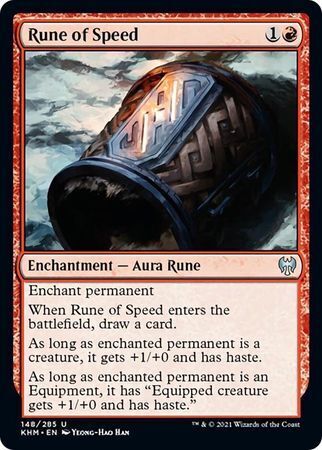 MTG Kaldheim 148/285 Rune of Speed