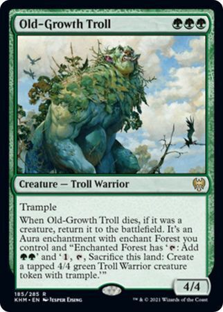 MTG Kaldheim 185/285 Old-Growth Troll