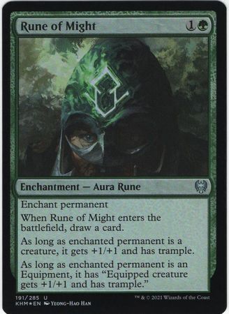 MTG Kaldheim 191/285 Rune of Might