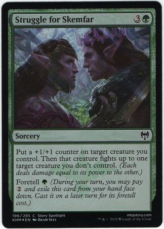 MTG Kaldheim 196/285 Struggle for Skemfar Foil