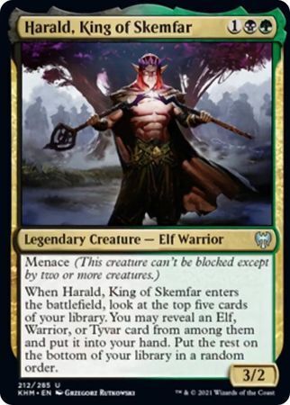 MTG Kaldheim 212/285 Harald, King of Skemfar