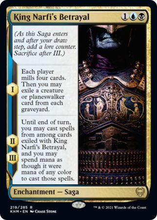 MTG Kaldheim 219/285 King Narfi's Betrayal