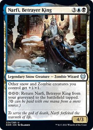 MTG Kaldheim 224/285 Narfi, Betrayer King