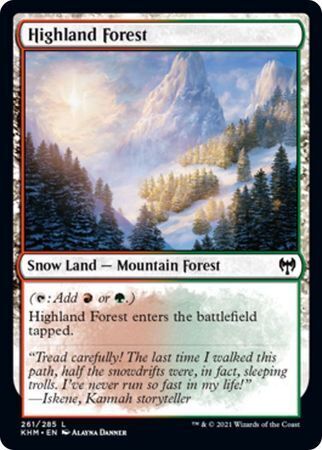 MTG Kaldheim 261/285 Highland Forest