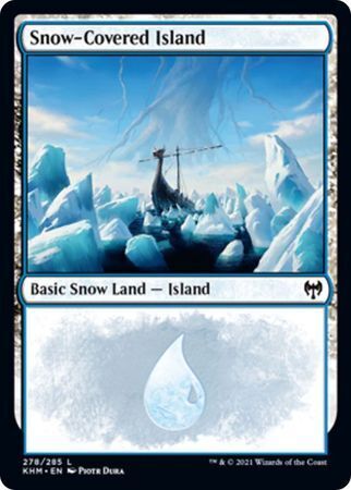 MTG Kaldheim 278/285 Snow-Covered Island