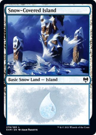 MTG Kaldheim 279/285 Snow-Covered Island