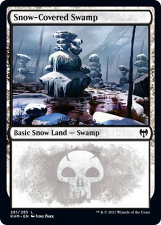 MTG Kaldheim 281/285 Snow-Covered Swamp