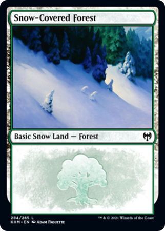 MTG Kaldheim 284/285 Snow-Covered Forest