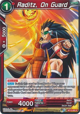 SAIYAN SHOWDOWN BT15-005 Raditz, On Guard