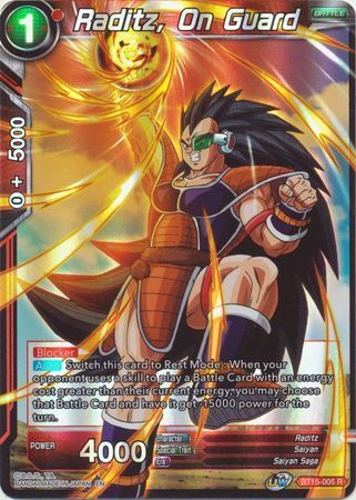 SAIYAN SHOWDOWN BT15-005 Raditz, On Guard Foil