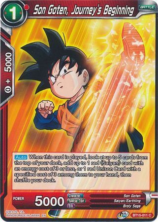 SAIYAN SHOWDOWN BT15-011 Son Goten, Journey's Beginning