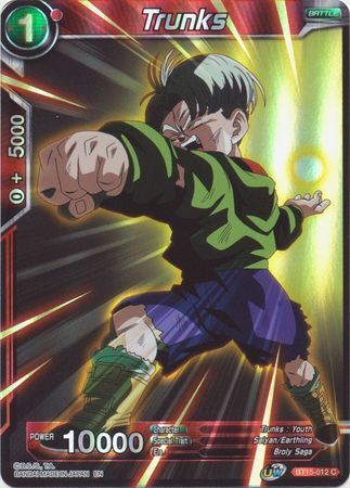 SAIYAN SHOWDOWN BT15-012 Trunks Foil