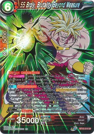 SAIYAN SHOWDOWN BT15-019 Broly, Brutality Beyond Measure