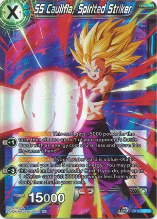 SAIYAN SHOWDOWN BT15-034 SS Caulifla, Spirited Striker Foil