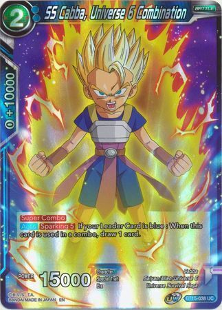 SAIYAN SHOWDOWN BT15-038 Cabba, Universe 6 Combination Foil