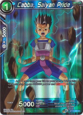 SAIYAN SHOWDOWN BT15-039 Cabba, Saiyan Pride Foil