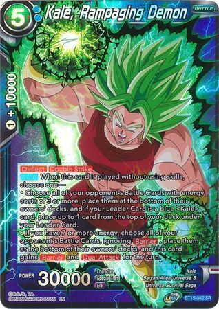 SAIYAN SHOWDOWN BT15-042 Kale, Rampaging Demon