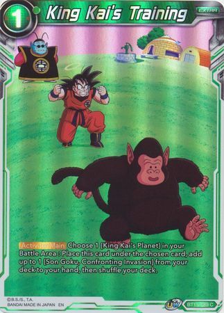 SAIYAN SHOWDOWN BT15-089 King Kai's Training Foil