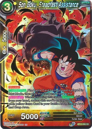 SAIYAN SHOWDOWN BT15-096 Son Goku, Steadfast Assistance