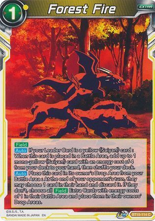 SAIYAN SHOWDOWN BT15-114 Forest Fire