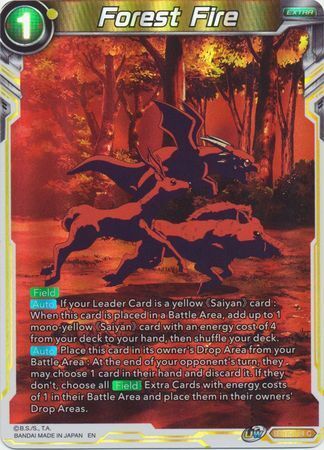 SAIYAN SHOWDOWN BT15-114 Forest Fire Foil