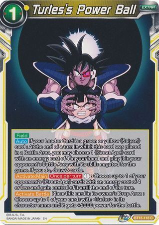 SAIYAN SHOWDOWN BT15-118 Turles's Power Ball