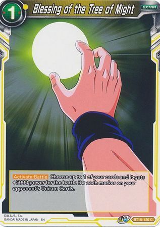 SAIYAN SHOWDOWN BT15-120 Blessing of the Tree of Might