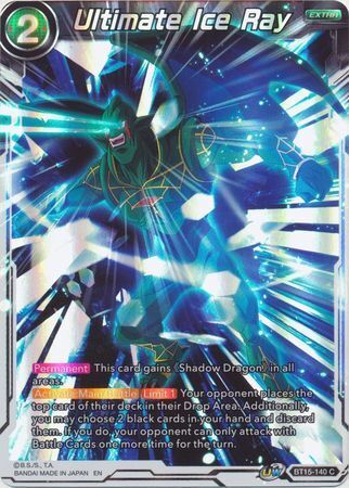 SAIYAN SHOWDOWN BT15-140 Ultimate Ice Ray Foil