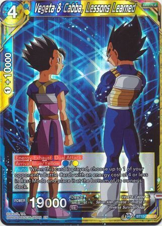 SAIYAN SHOWDOWN BT15-147 Vegeta & Cabba, Lessons Learned Foil