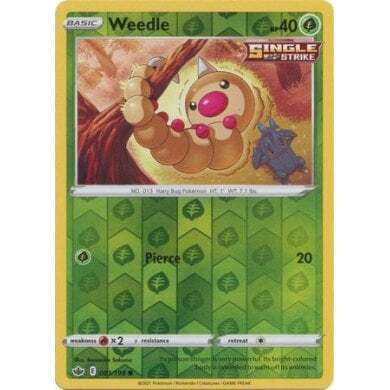 SWSH Chilling Reign 001-198 Weedle Reverse