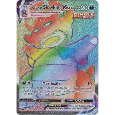 SWSH Chilling Reign 207-198 Galarian Slowking VMAX