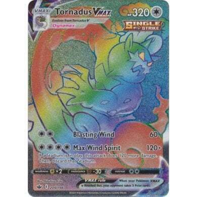 SWSH Chilling Reign 209-198 Tornadus VMAX